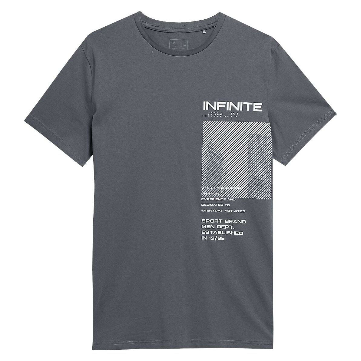 Tricou 4F TSHIRT M306 4FSS23TTSHM306 GREY