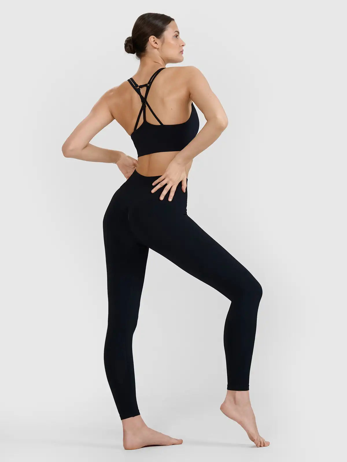 Бра для йоги 4F F166 4FWSS25USBAF166 deep black