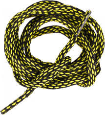 Шнурки lace discovery black/lime