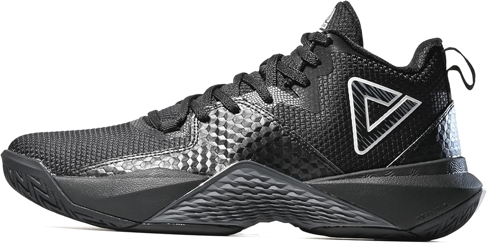 Adidași de baschet pentru bărbați Peak ET44171A black/cloud grey