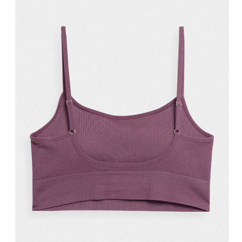Bra pentru sport 4F SPORT BRA F031 4FSS23USBAF031 BURGUNDY