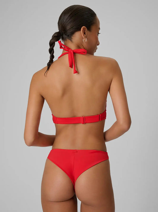 Top de baie bikini pentru femei 4F F088 4FWSS26UBKTF088 red