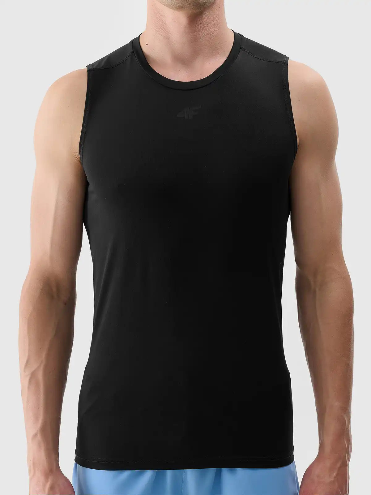 Мужская майка для тренировок 4F M461 4FWSS25TFSLM461 Deep black