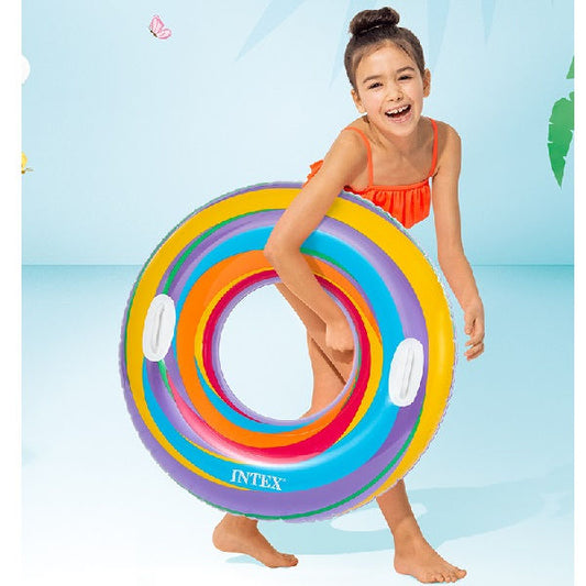 Надувной круг intex 56268 anvelopa d114 cm, 9+