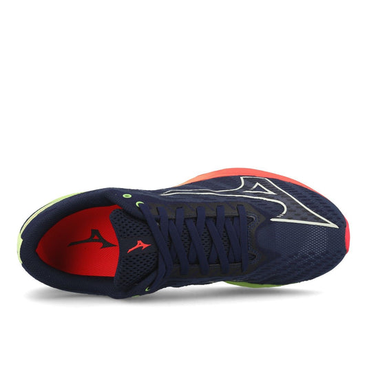 Кроссовки мужские для бега Mizuno wave shadow 5 / blue depth / illusion blue / paradise green / j1gc213025