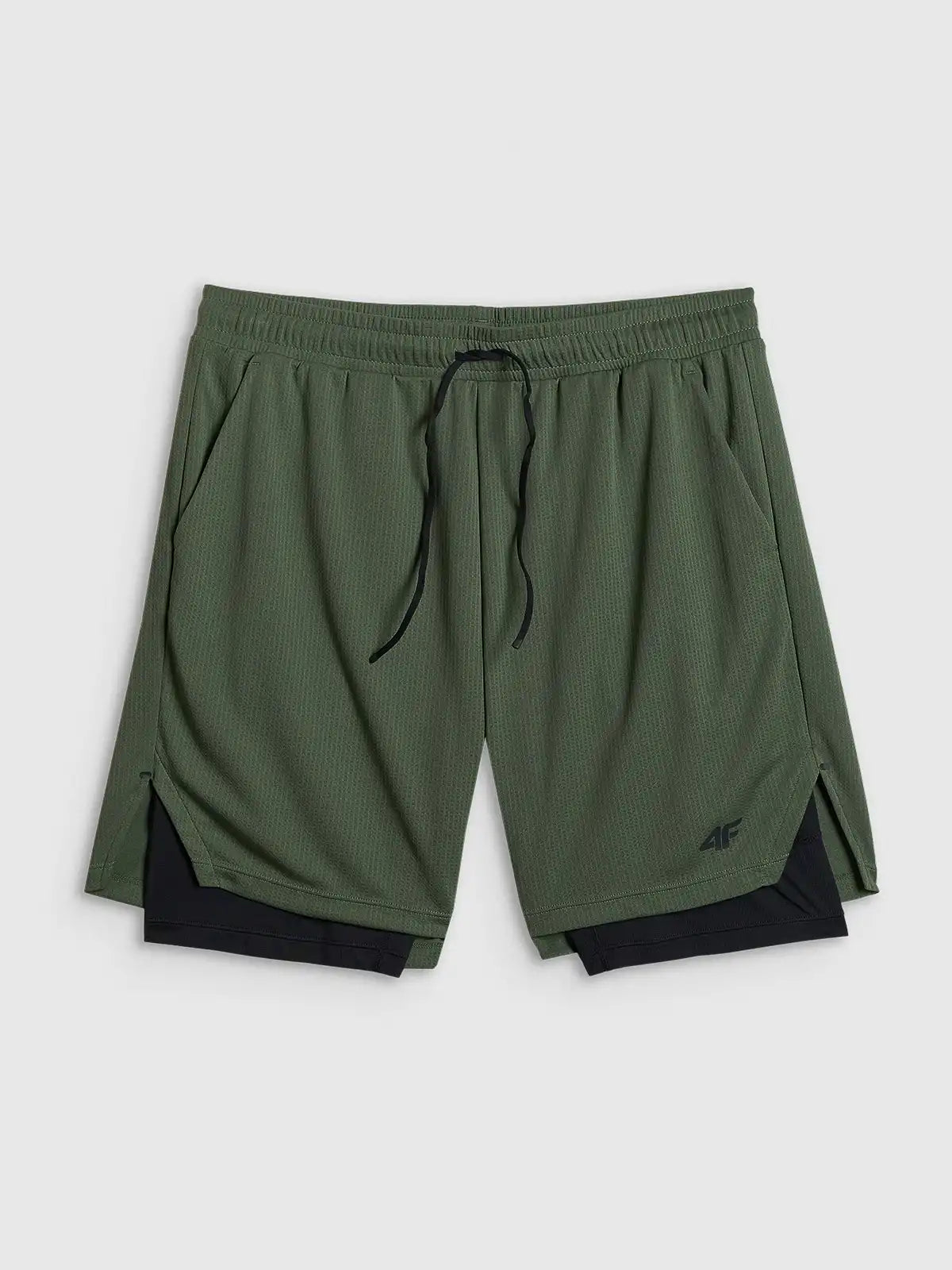 Мужские шорты для тренировок 4F M1259 FNK 2in1 4FWSS26TFSHM1259 khaki