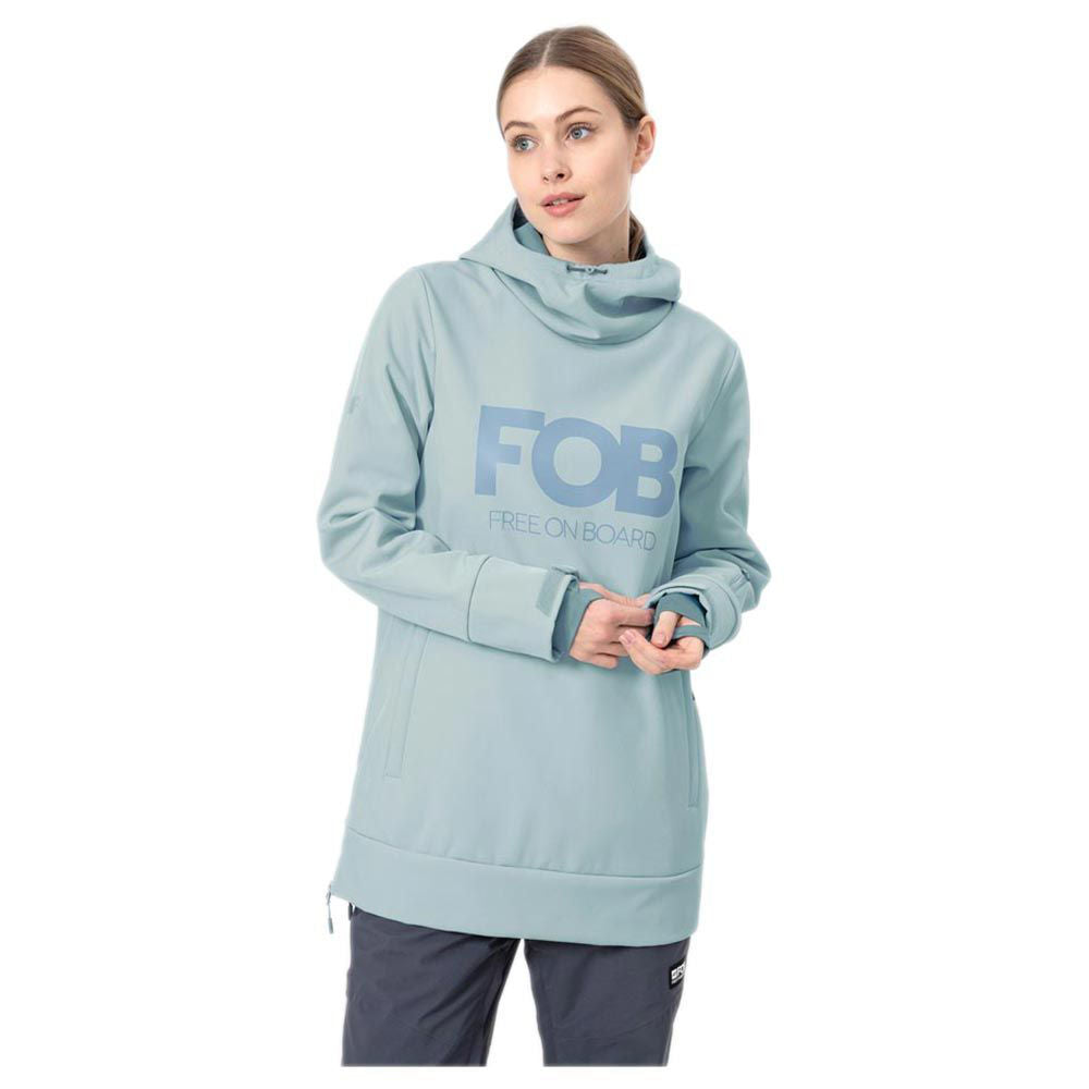 Батник водонепроницаемый 4F softshell sfd001f light blue