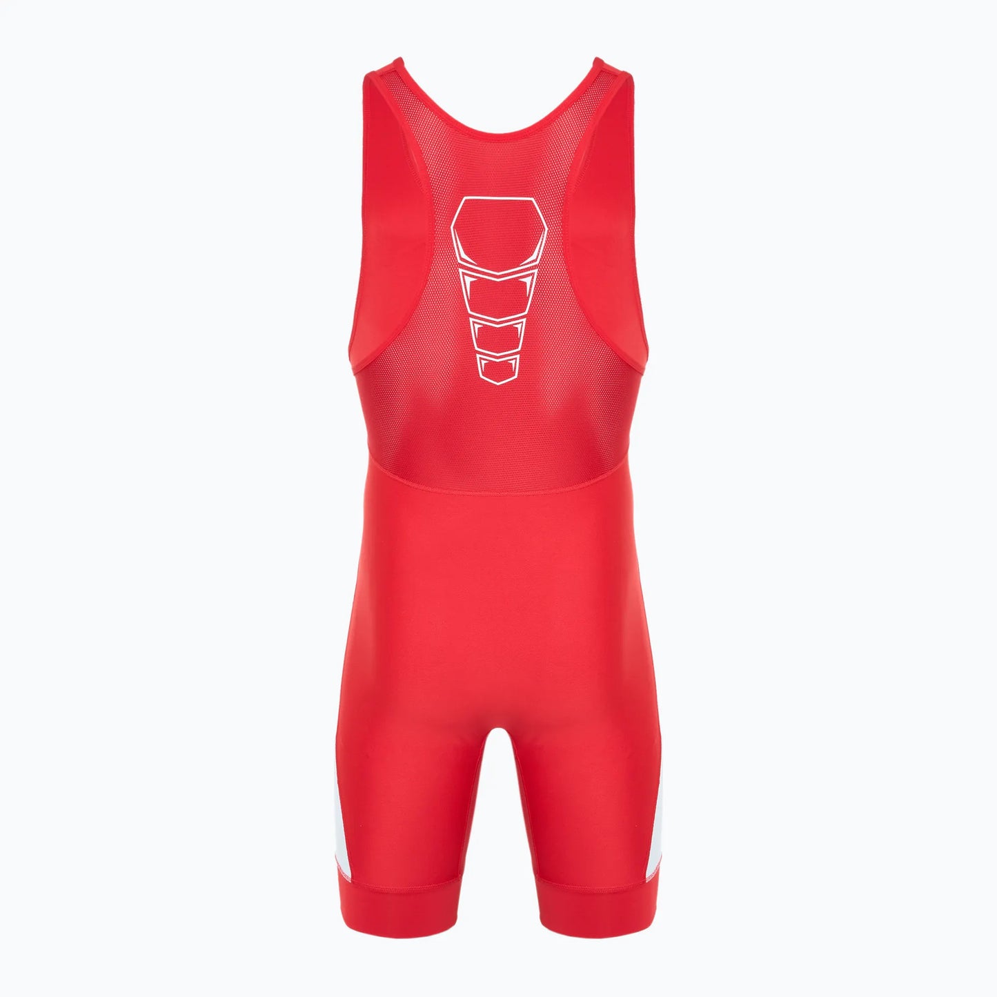 Мужское трико борцовское Nike Grappler Elite Stock Singlet STKSINGGE - 658 scarlet/white