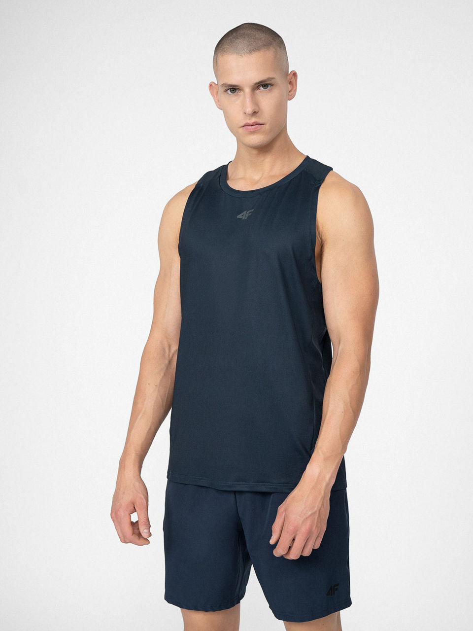 Maiou pentru antrenamente 4F TSHIRT FNK M162 4FSS23TFTSM162 NAVY