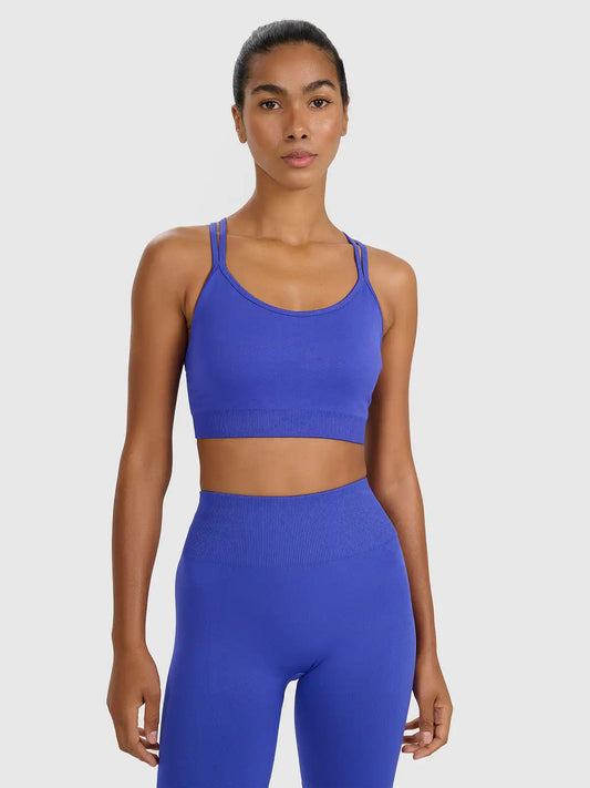 Bra pentru fitness 4F F218 4FWAW25USBAF218 cobalt