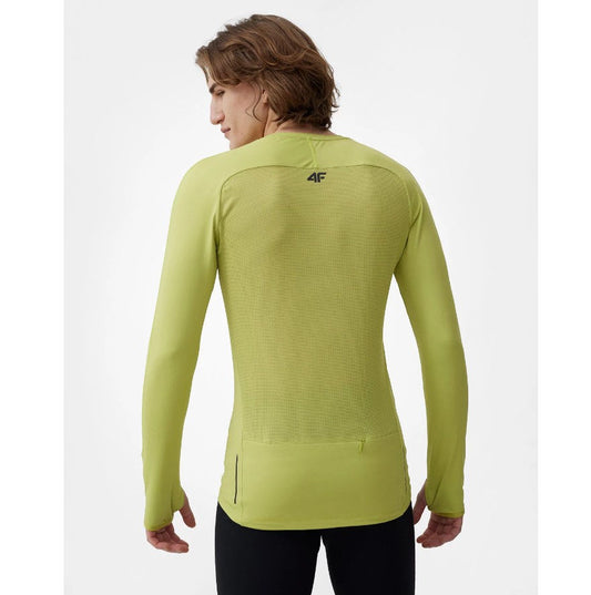 Longsleeve pentru alergare 4F LONGSLEEVE FNK M078 4FSS23TFLOM078 GREEN