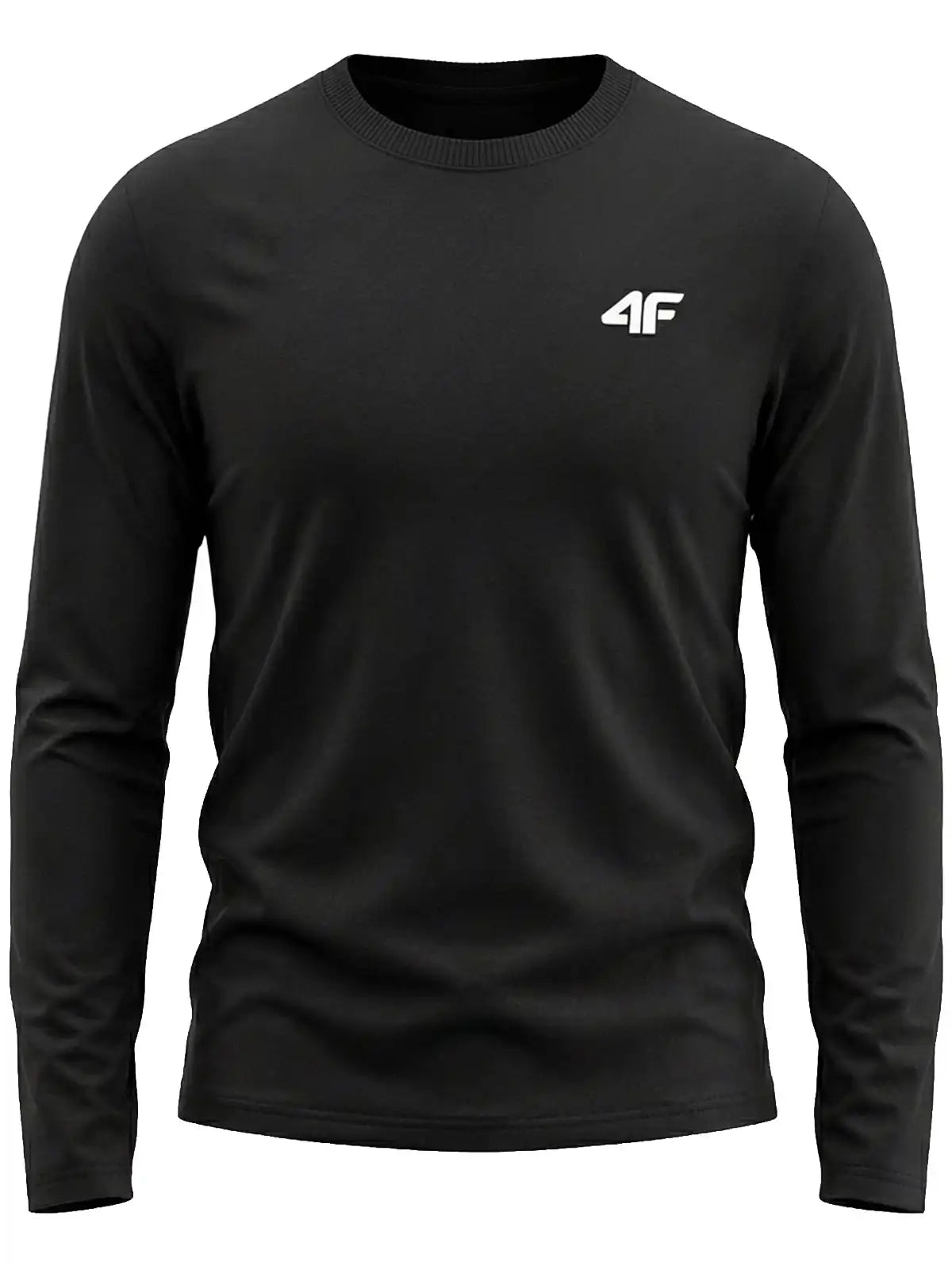Мужской лонгслив casual 4F M611 4FWMM00TLONM611 deep black