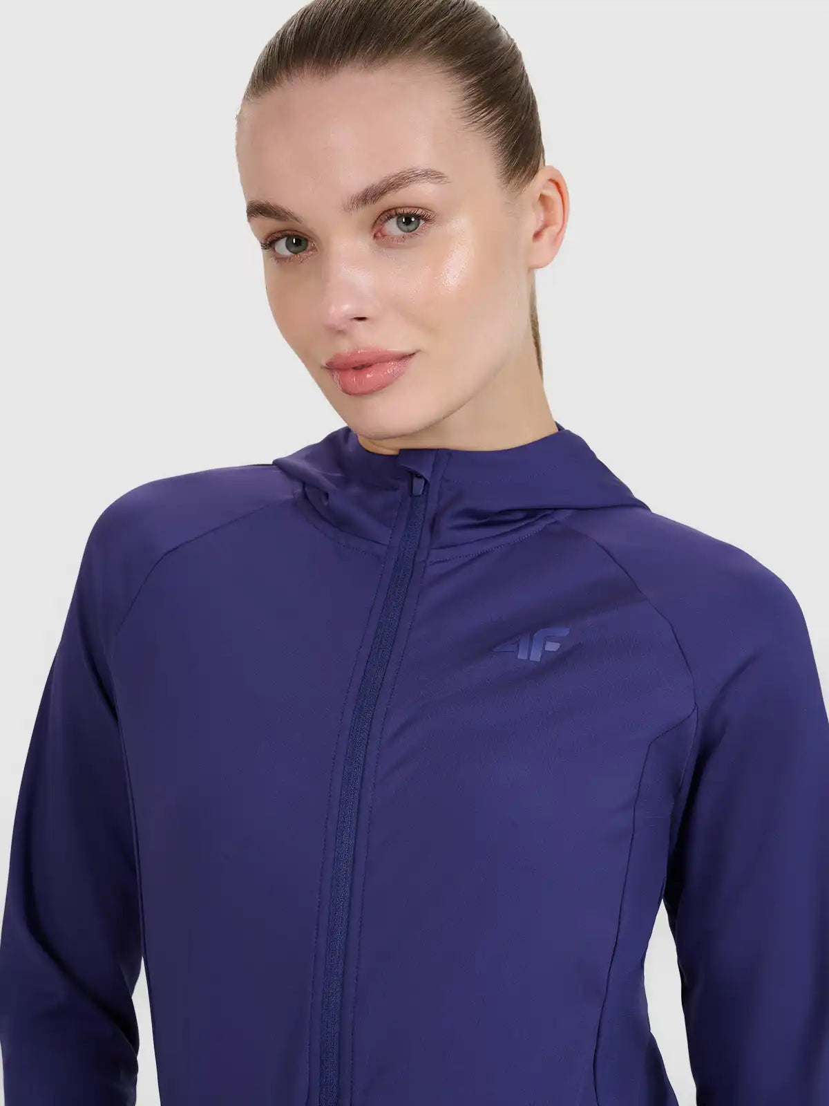 Женский батник на молнии 4F F467 4FRSS25TFSWF467 dark blue