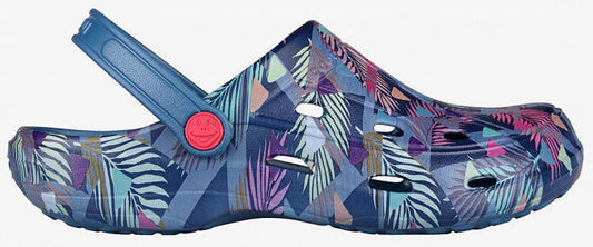 Pupici pentru dama COQUI 1353 Niagara blue tropical triangles