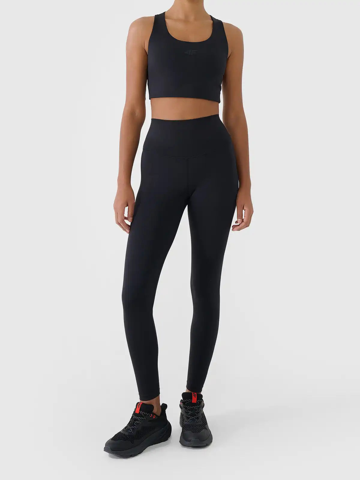 Legginși de antrenament pentru femei 4F F418 4FWSS26TFTIF418 deep black
