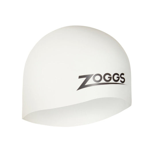 Căciulă pentru înot Zoggs Easy-fit Silicone Cap wh