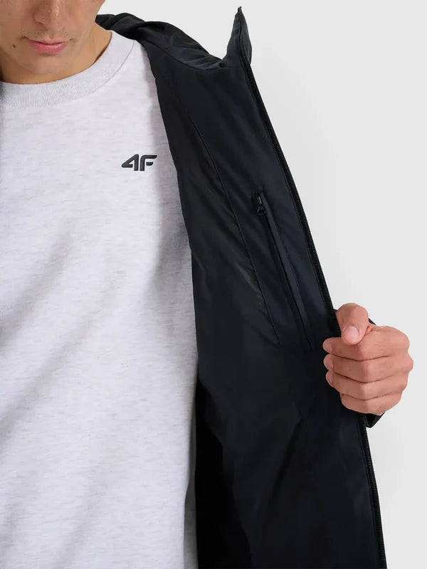 Jachetă impermeabilă pentru bărbați 4F M0995 4FWAW25TTJAM0995 deep black