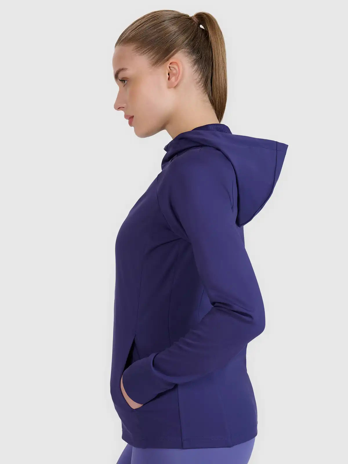 Женский батник на молнии 4F F467 4FRSS25TFSWF467 dark blue
