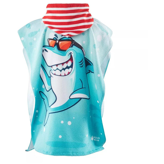 Пончо - полотенце aquawave sharki poncho blue