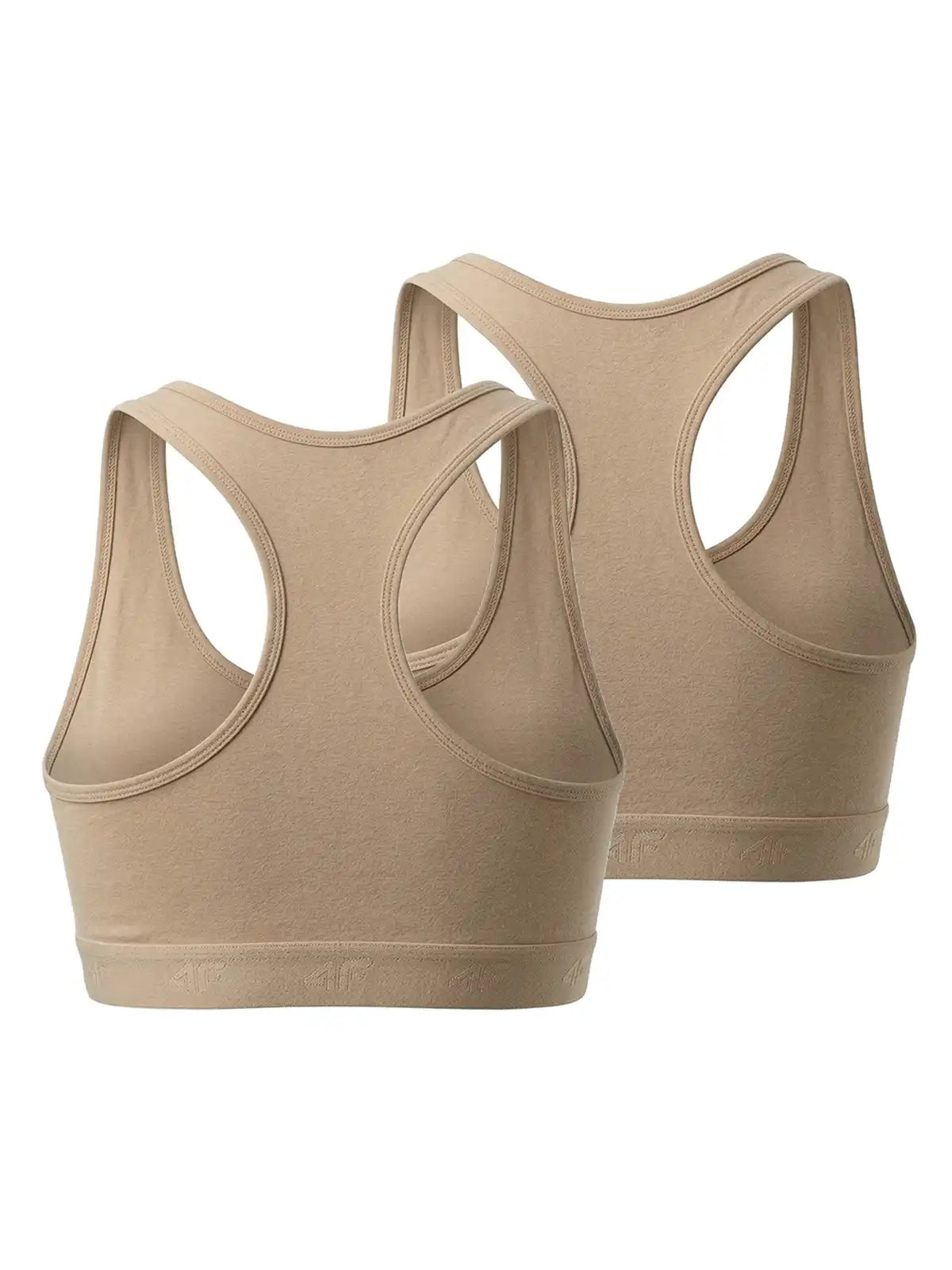 Бра хлопковый 4F F041 (2pack) 4FWMM00UBRAF041 beige
