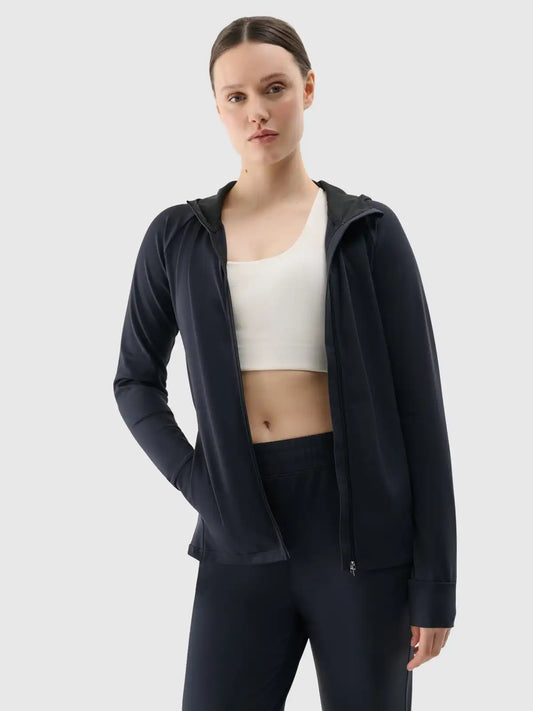 Женский батник на молнии 4F F467 4FRSS25TFSWF467 deep black