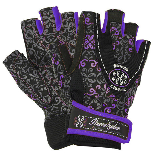 Перчатки для фитнеса classy-purple