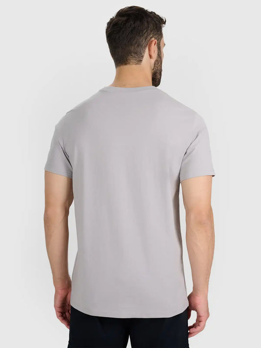 Мужская футболка casual 4F M2961 4FWAW25TTSHM2961 grey