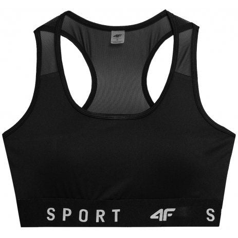 Bra pentru sport 4F SPORT BRA F051 4FSS23USBAF051 DEEP BLACK