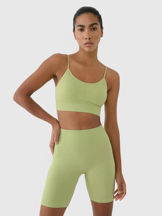 Бра для йоги 4F F151 4FWSS25USBAF151 Light green