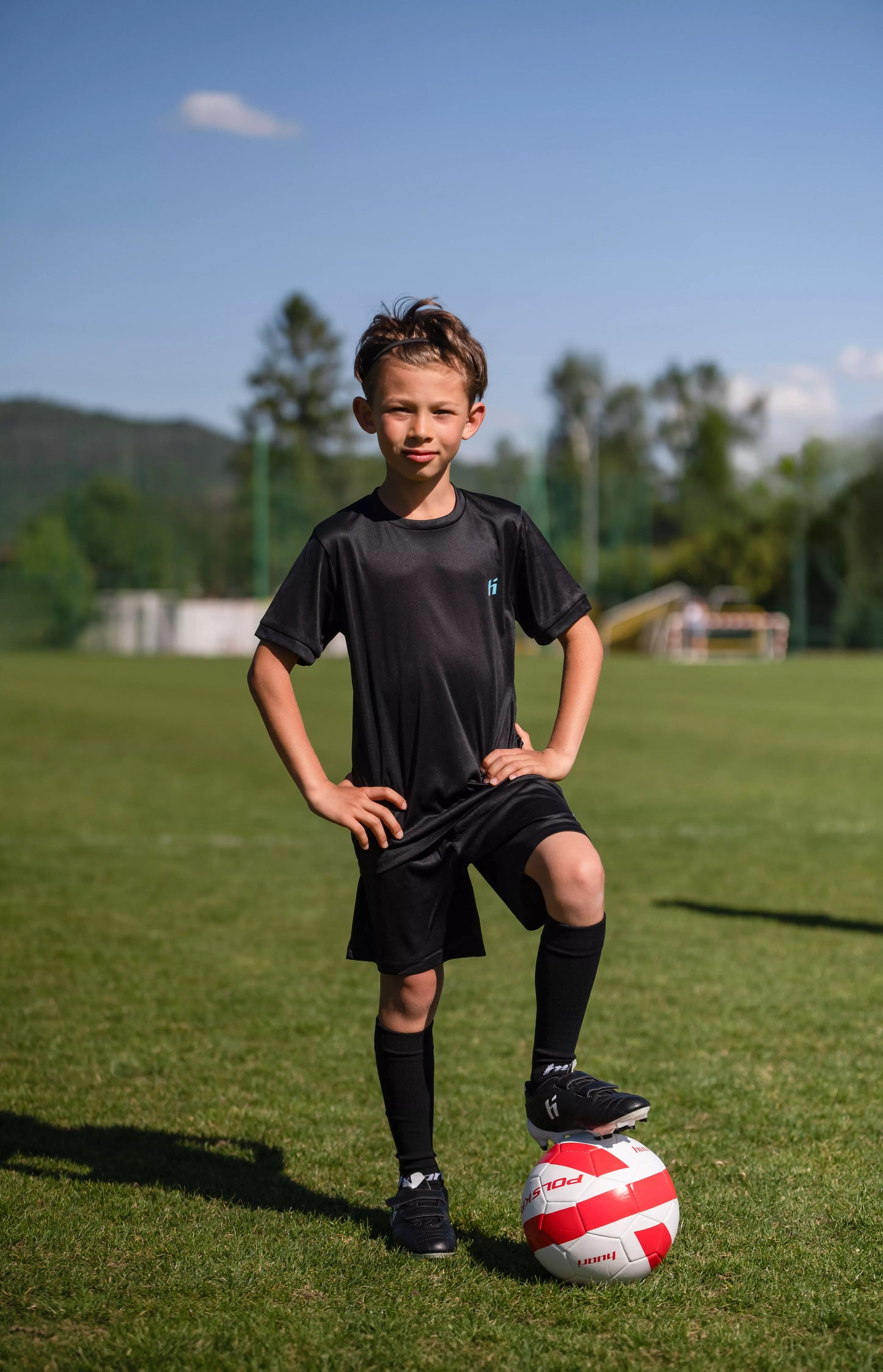 Ghetre de fotbal Ylon Junior Huari black