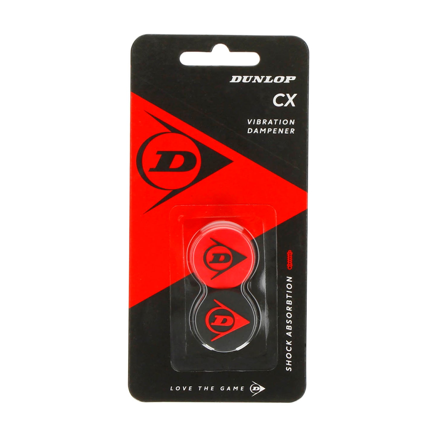 Теннисные демпферы Dunlop DTac Flying Dampener Antivibration Red black, 10288358