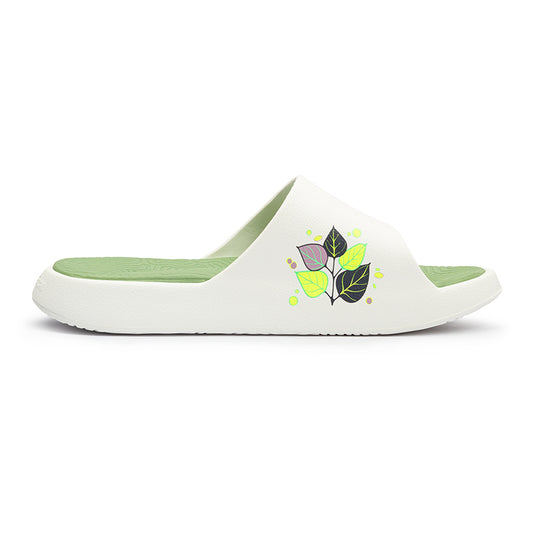 Женские шлёпанцы Peak ET52048L white/green