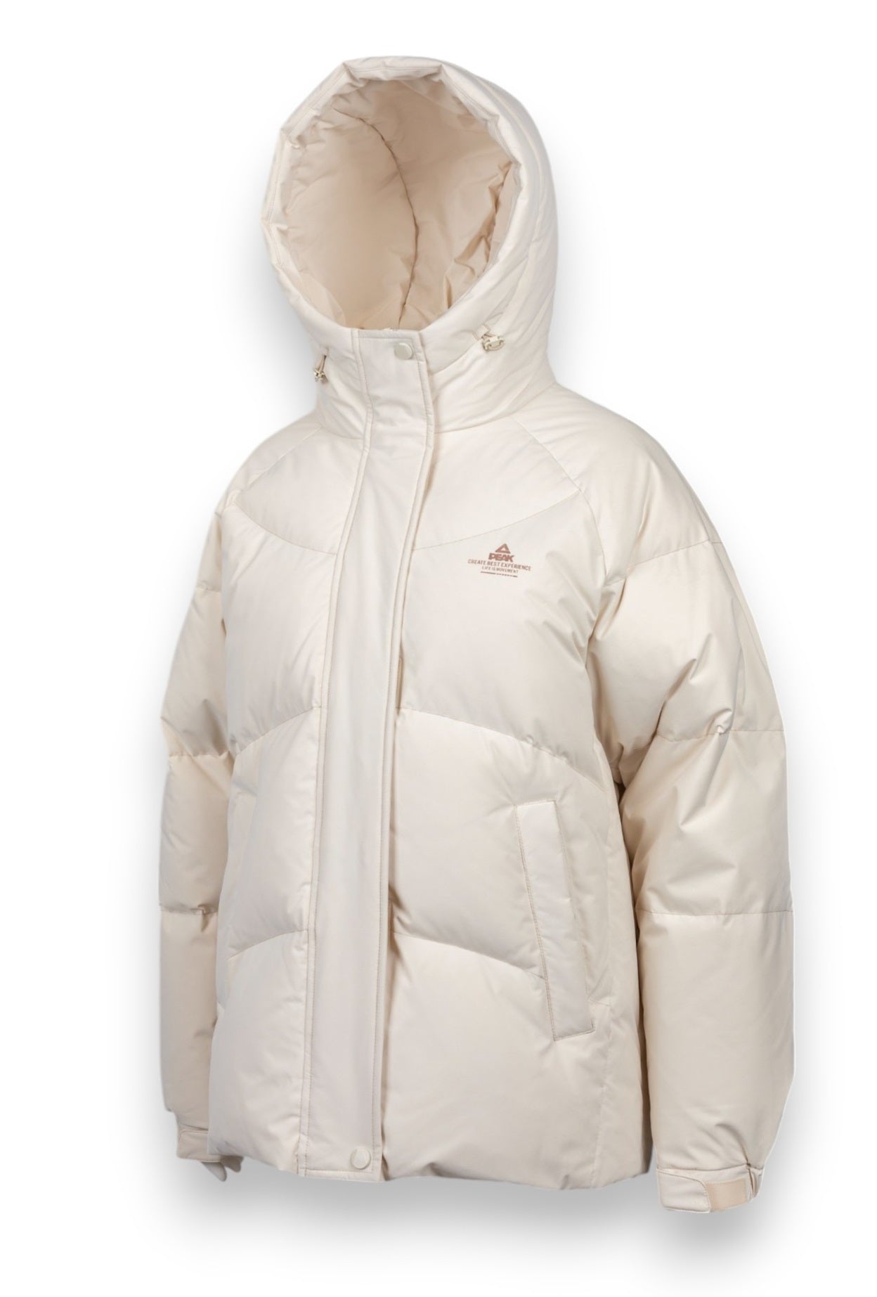 Jachetă de puf pentru femei Peak FW5244052 beige