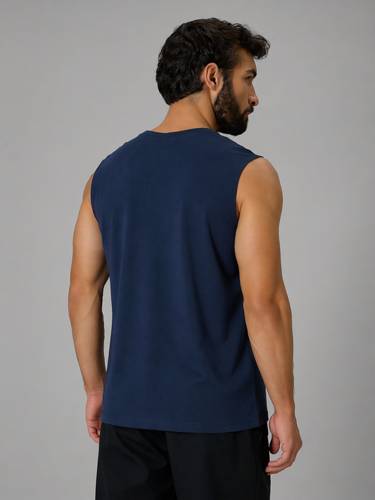 Мужская майка casual 4F M306 4FWMM00TSLEM306 navy