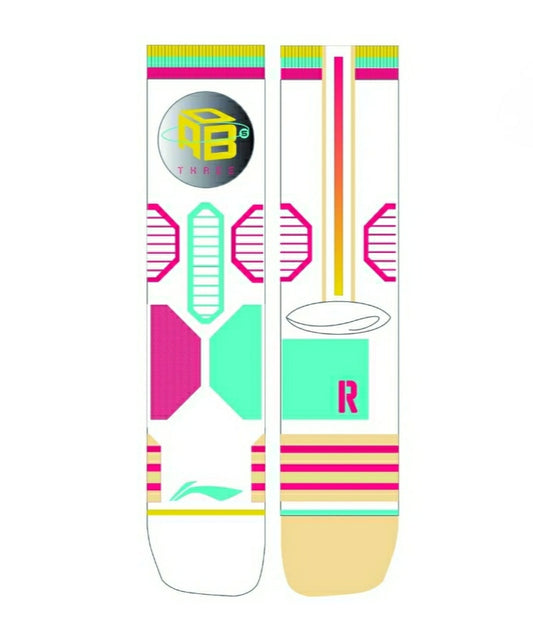 Șosete de baschet pentru bărbați Li-Ning Badfive AWLT053-8B