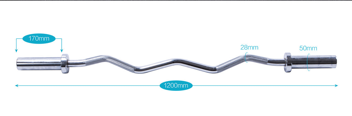 Bara olimpică W-forma LivePro LP8053/SR