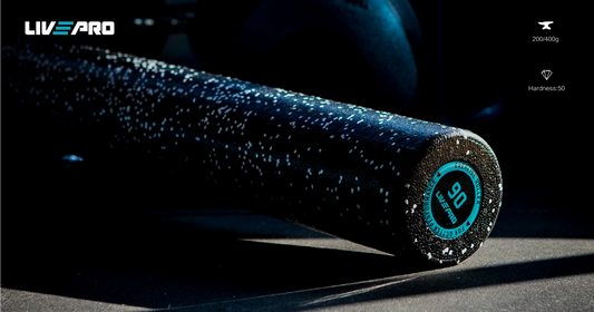 Ролик пенный для йоги LivePro LP8238/BK