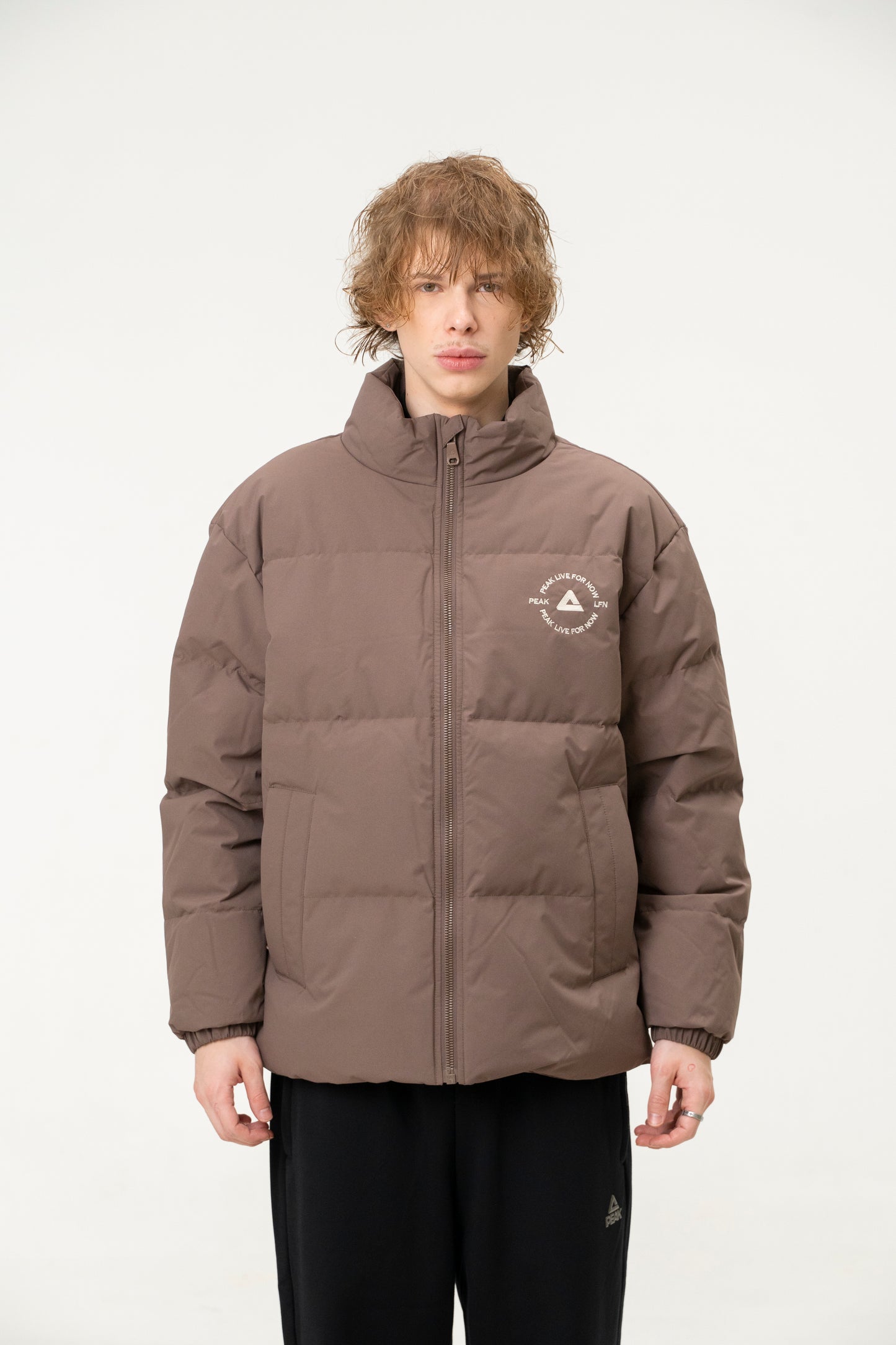 Jachetă de puf pentru bărbați Peak FW5244191 brown