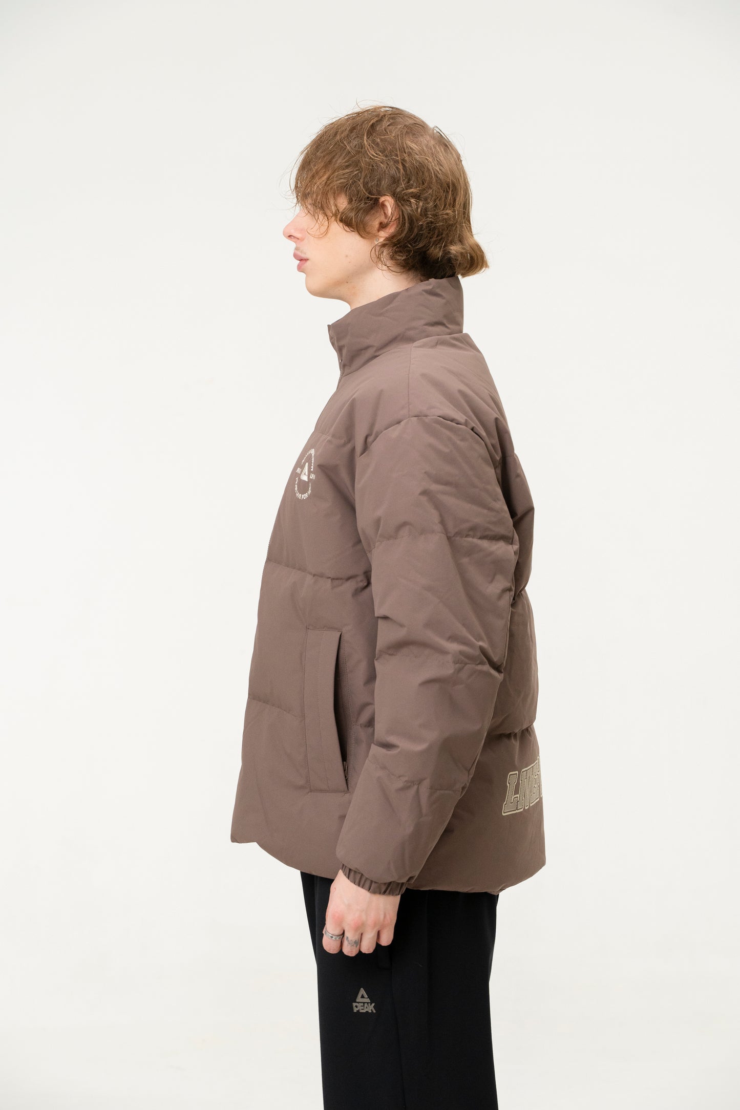 Jachetă de puf pentru bărbați Peak FW5244191 brown