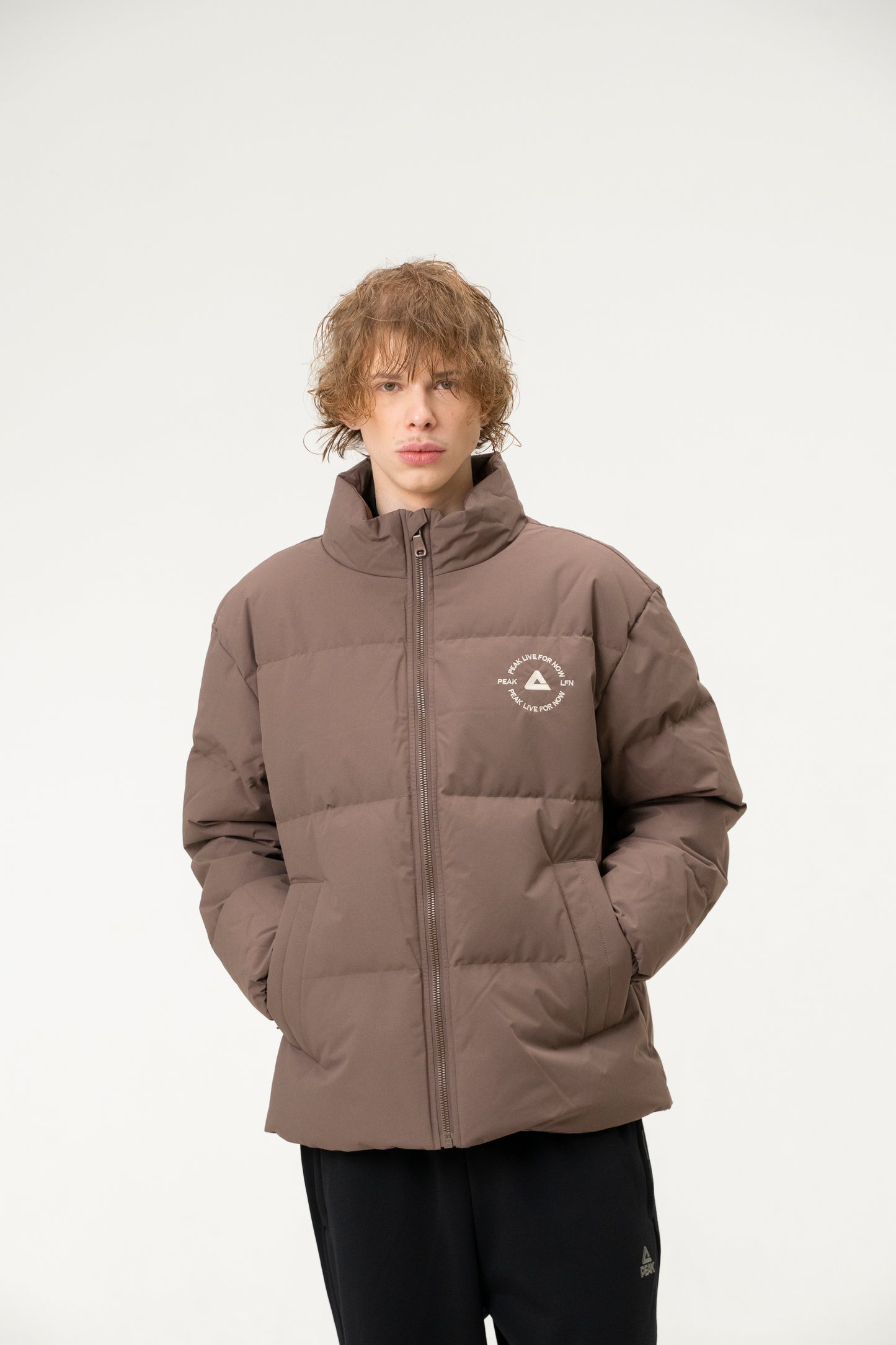 Jachetă de puf pentru bărbați Peak FW5244191 brown