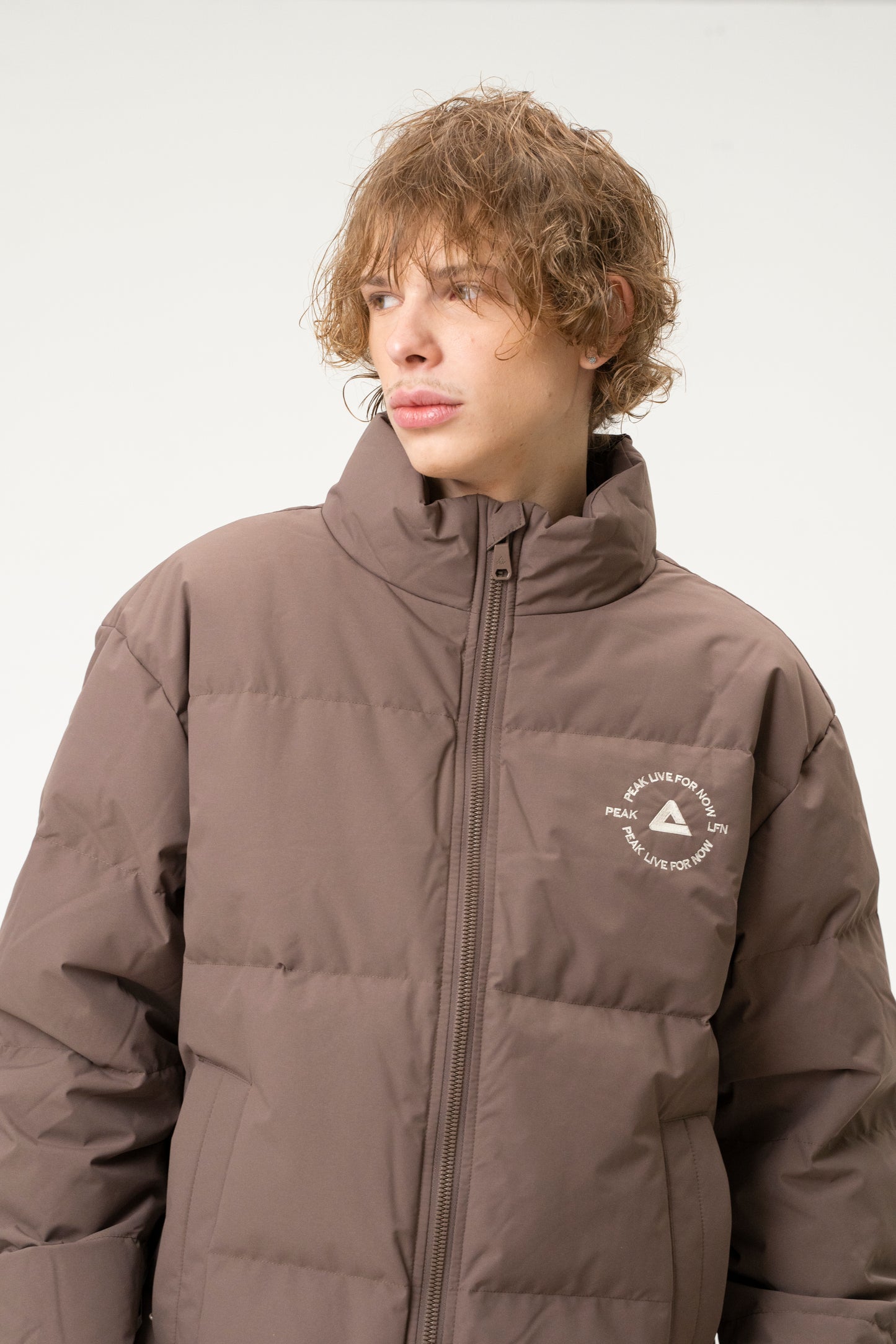 Jachetă de puf pentru bărbați Peak FW5244191 brown