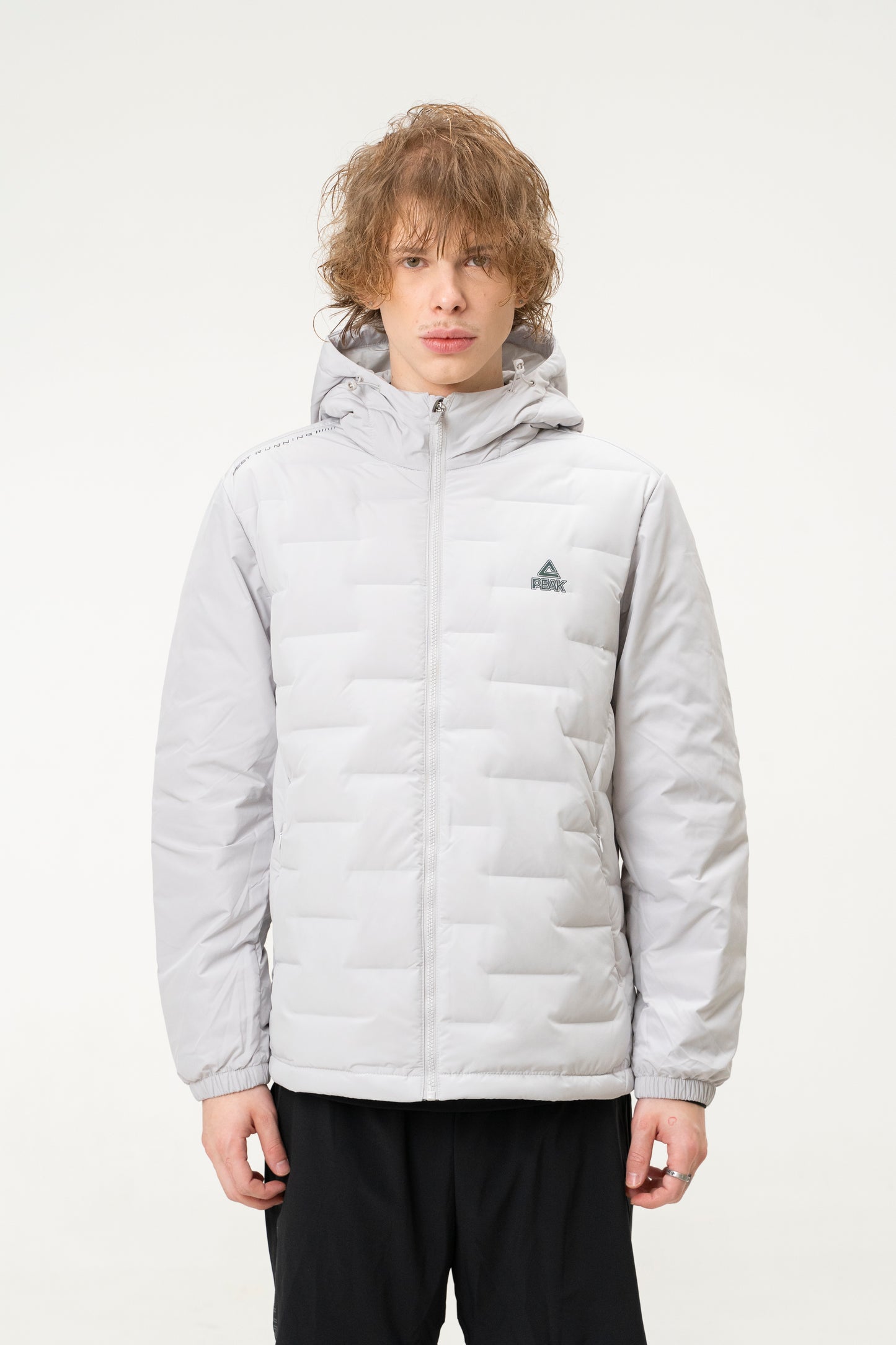 Мужской пуховик Peak FW5244177 silvery grey