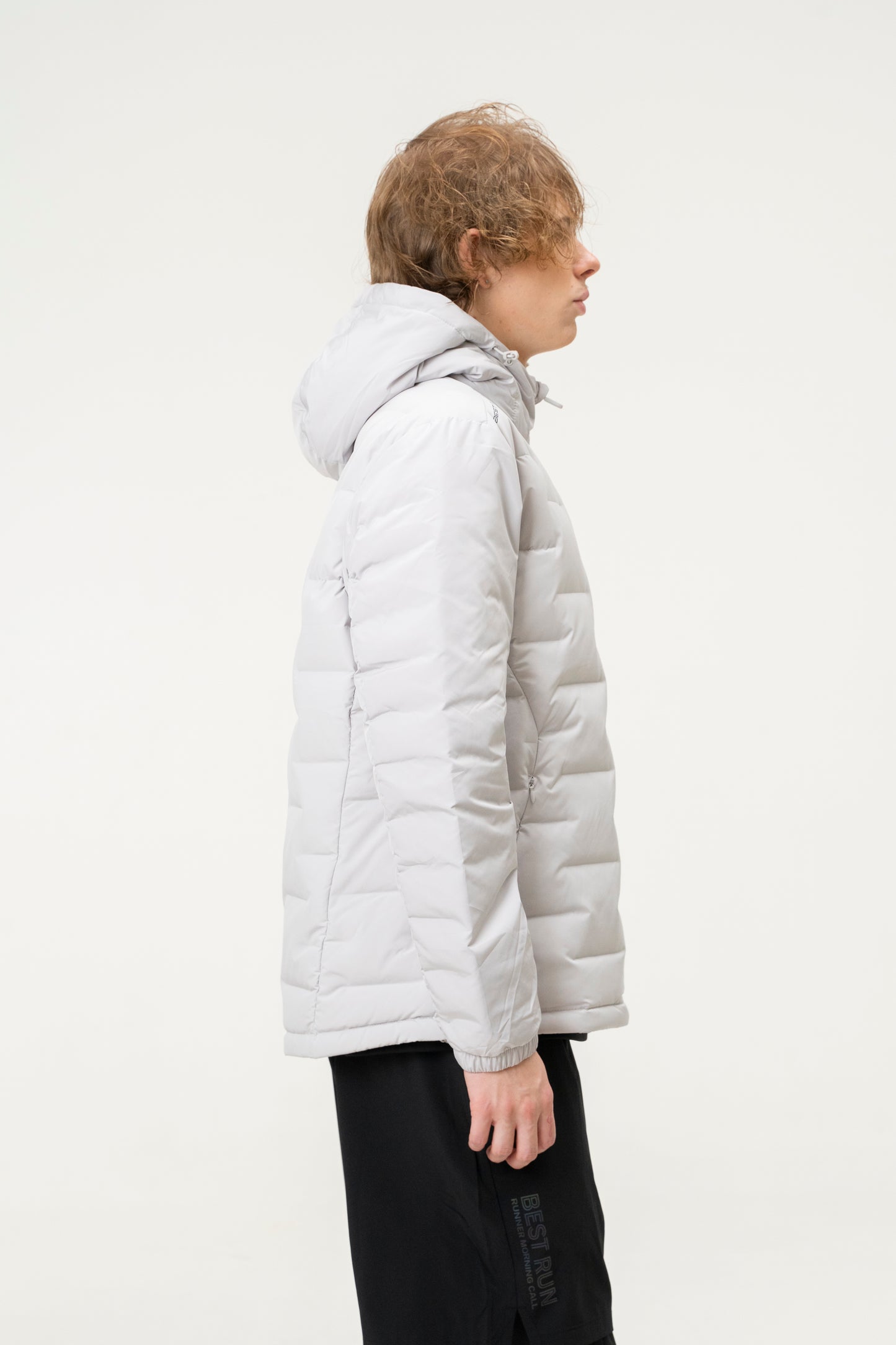 Мужской пуховик Peak FW5244177 silvery grey