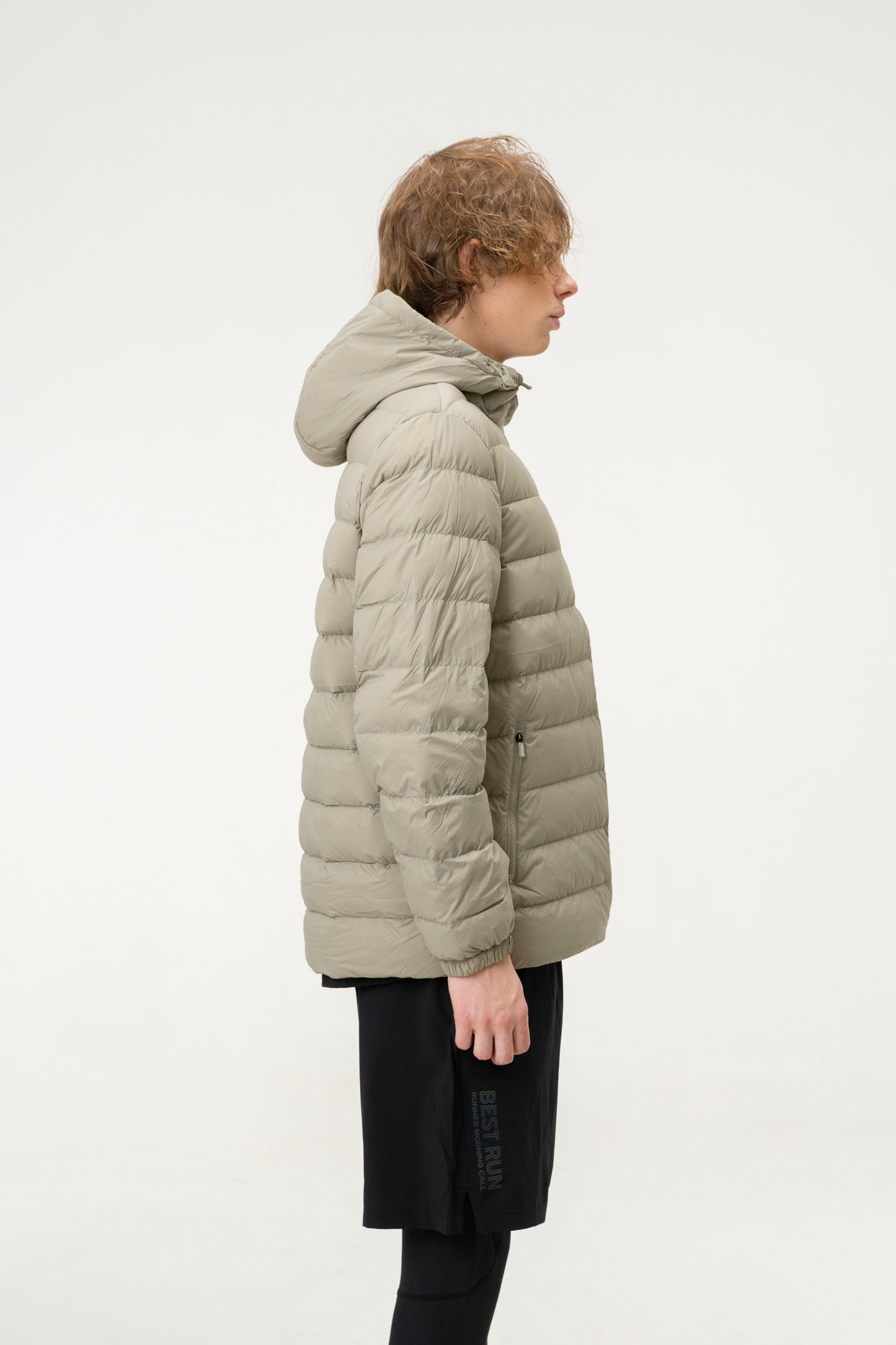 Мужской пуховик Peak FW5244267 grey olive