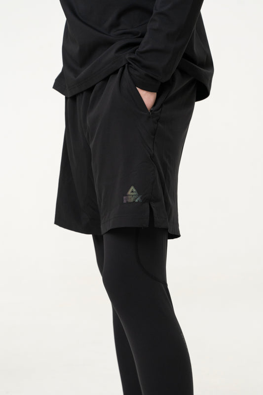 Pantaloni scurti cu colanti pentru bărbați Peak FW3244021 black