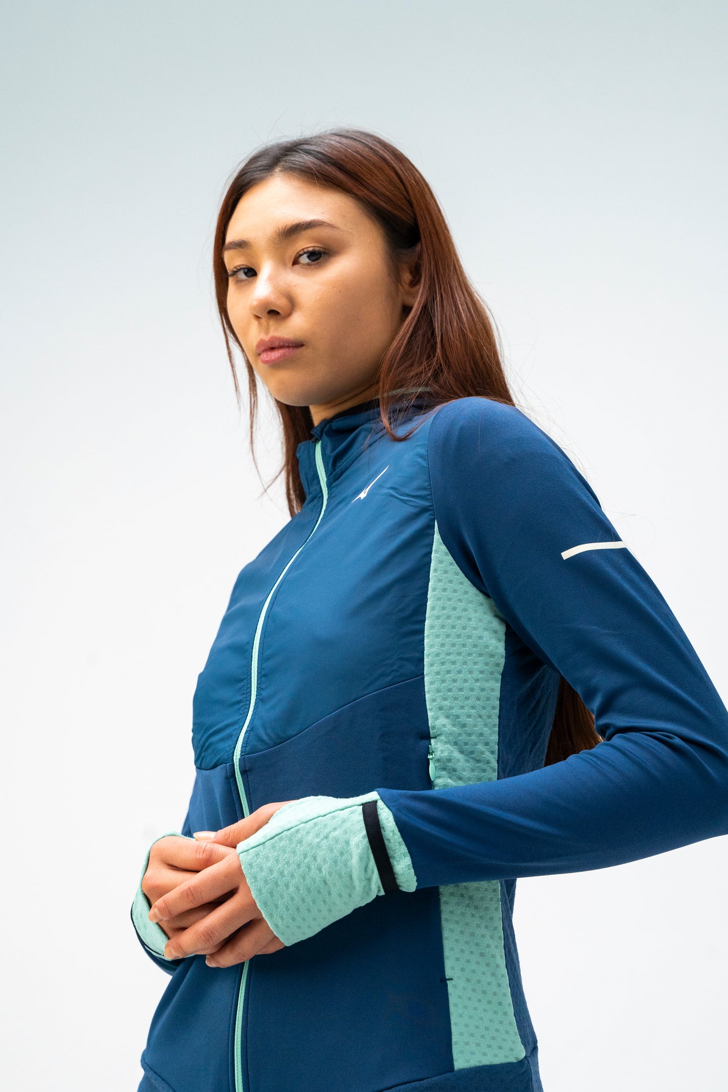 Jachetă de alergare pentru femei Mizuno Warmalite Hybrid fz(w) j2gca701 18