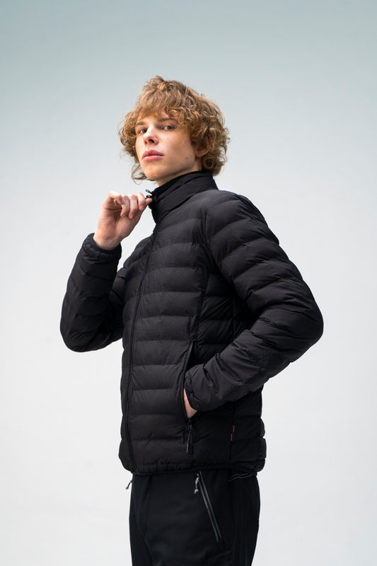 Мужская стеганая куртка без капюшона Brugi N61B 500