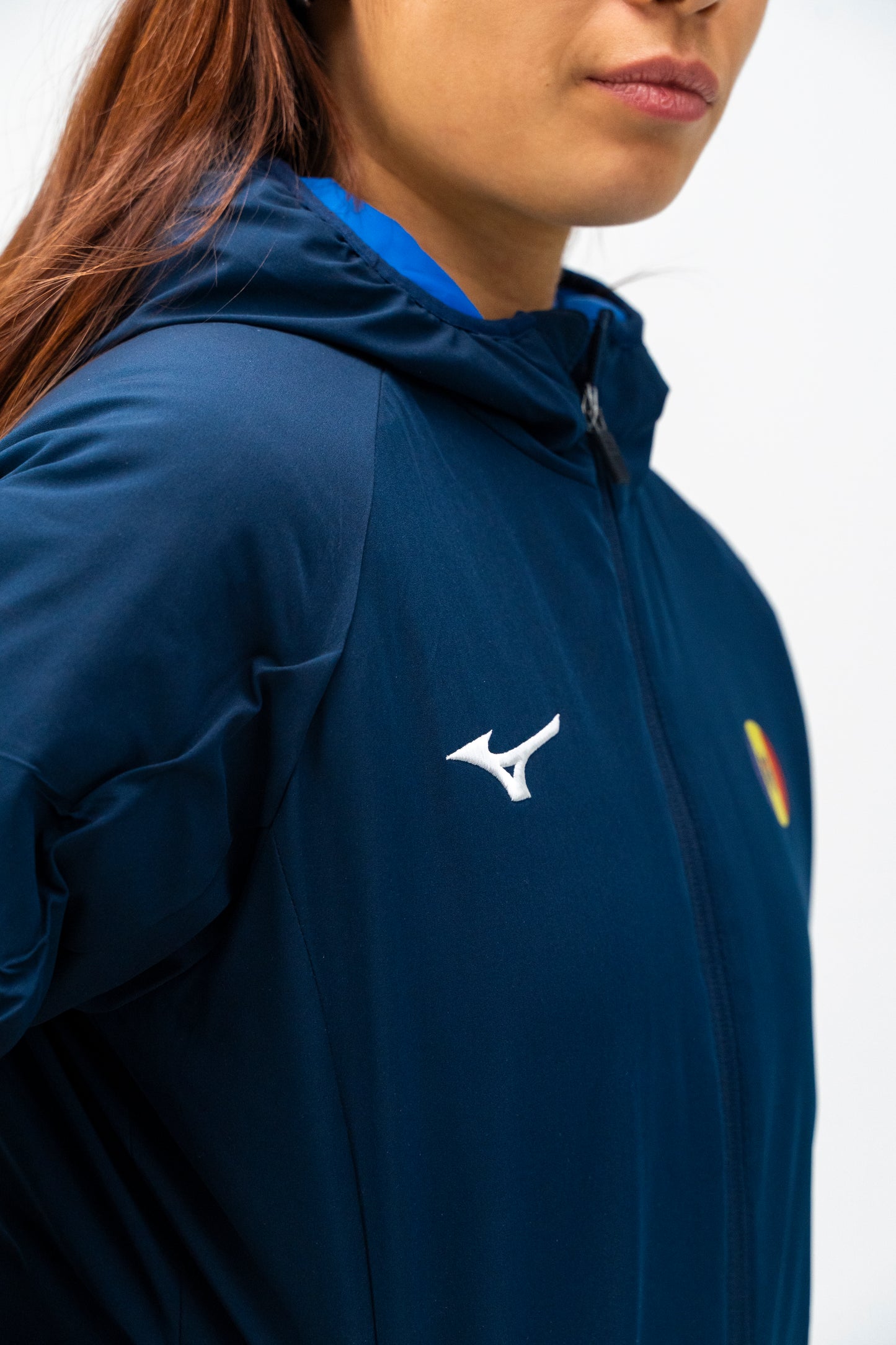 Женская куртка Mizuno Padded Jacket W(W) Navy/White/M 32EE7700 14