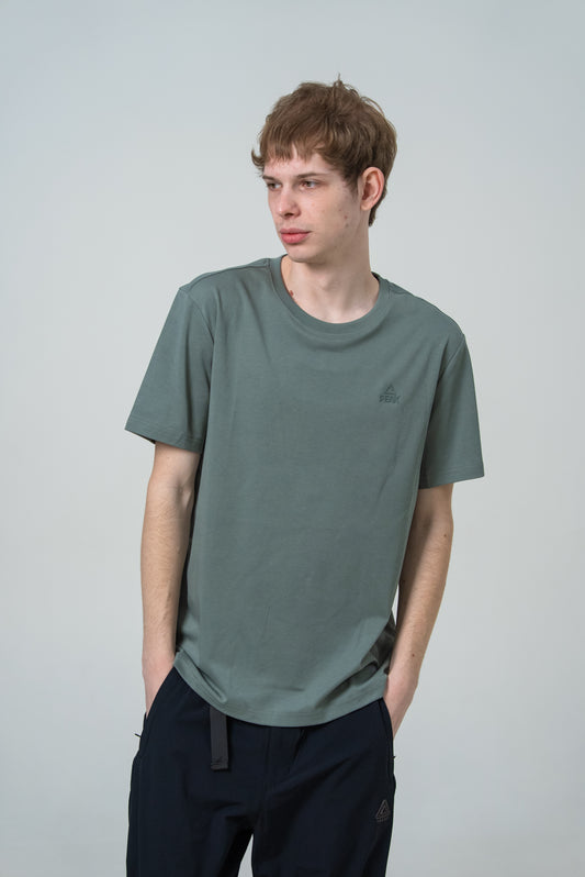Мужская футболка casual Peak FW6253491 army green