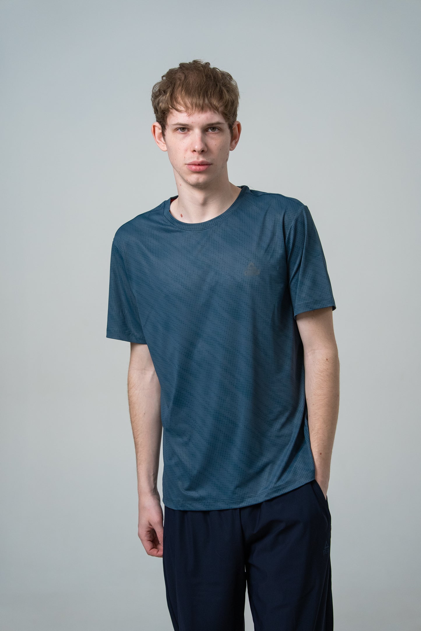 Мужская футболка для бега Peak FW6253001 blue